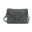 【中古】 バレンシアガ ペーパートリプル Sショルダーバッグ レディース レザー グレー | BALENCIAGA BRANDOFF ブランドオフ ブランド ブランドバッグ バッグ バック ショルダーバッグバック 肩掛け