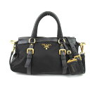 【中古】 プラダ 2way ショルダーバッグ レディース ナイロン ブラック | PRADA BRANDOFF ブランドオフ ブランド ブランドバッグ バッグ バック ショルダーバック ショルダー 肩掛け