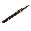【中古】モンブラン 万年筆 メンズ レディース 樹脂/ペン先K14 ブラウン | MONT BLANC BRANDOFF ブランドオフ ブランド雑貨 ブランド小物 雑貨
