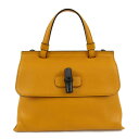 【中古】 グッチ デイリー ハンドバッグ レディース レザー オレンジ (370831) | GUCCI BRANDOFF ブランドオフ ブランド ブランドバッグ ブランドバック バッグ バック ショルダーバッグ ショルダー