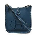 【中古】 エルメス エヴリンTPM ショルダーバッグ メンズ レディース トリヨンクレマンス ブルータラサ (ゴールド金具) | HERMES BRANDOFF ブランドオフ ブランド ブランドバッグ バッグ バック ショルダーバック ショルダー 肩掛け
