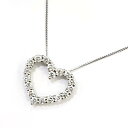 【中古】ジュエリー ダイヤモンド ネックレス レディース PT950 プラチナxダイヤモンド0.50ct