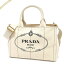 プラダ PRADA バッグ レディース トートバッグ カナパ CANAPA Sサイズ 2wayショルダー キャンバス ミニトート ホワイト系 1BG439 ZKI F0034 【コンビニ受取対応商品】【xcp1】【ブランド】
