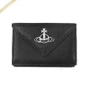 ヴィヴィアンウエストウッド Vivienne Westwood レディース 三つ折り財布 コンパクト ミニ財布 ブラック 51150009 JOHANNA N403 | ブランド