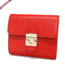 《250円OFFクーポン対象!11/2(月)0:59まで》フルラ FURLA 財布 レディース 三つ折り財布 メトロポリス METROPOLIS レザー レッド PU28 ARE LSD / 1008505 | ブランド