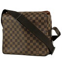 ルイ・ヴィトン Louis Vuitton ナヴィグリオ 斜め掛け ショルダーバッグ ダミエ ブラウン N45255 レディース 【中古】 rkmt
