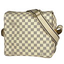 【店内最大70%OFF!12/4 20:00-12/11 1:59迄】 11%OFF ルイ・ヴィトン Louis Vuitton ナヴィグリオ 斜め掛け ショルダーバッグ ダミエアズール ホワイト N51189 レディース 【中古】 msp29perb