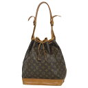 ルイ・ヴィトン Louis Vuitton ノエ ワンショルダー 肩掛け 巾着型 ショルダーバッグ モノグラム ブラウン M42224 レディース 【中古】 rkmt