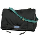 プラダ PRADA エティケット ショルダーバッグ 2WAY 肩掛け 斜め掛け ショルダーバッグ ナイロン ブラック グリーン レディース 【中古】