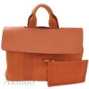 エルメス バッグ ヴァルパライソMM ハンドバッグ ブリック レディース キャンバスxレザー ポーチ付き HERMES【中古】