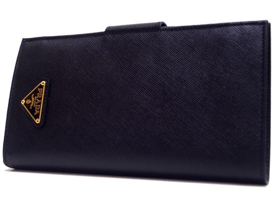 yE萔z v_ PRADA 1M1089 SAFFIANO ORO NERO ܂蒷z ubNygp VizyyMt_z