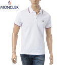 MONCLER モンクレール ポロシャツ メンズ 8345600 84556 ホワイト 2017春夏新作