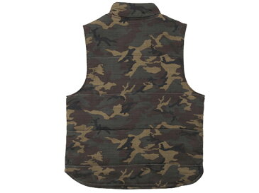 【SUBCIETY サブサエティ】 ベスト 中綿ダウンベスト ワークベスト EMBLEM VEST SBF7153 トップス 上着 秋物 冬物 アウター オーリー サムライ SAMURAI OLLIE ストリート スト系 送料無料