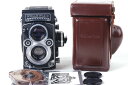 【美品】Rolleiflex/ローライ 3.5F Xenotar 75/3.5 二眼レフカメラ 革ケース付き#jp20538
