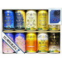 お中元 ビール ギフトセット お酒 地ビール 飲み比べ クラフトビール ビールセット 桜花爛漫プレミアム入り THE軽井沢ビール 缶10本 日本画家 千住博画伯ラベル craft beer