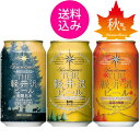 【送料無料】ビール 地ビール クラフトビール セット 詰め合わせ 飲み比べセット THE軽井沢ビール3缶セット プレミアムダーク、ダーク、高原の錦秋(赤ビール)
