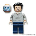 レゴ スーパー・ヒーローズ ミニフィグ トニー・スターク - オープンネックシャツ #76167| LEGO純正品の フィギュア 人形 ミニフィギュア