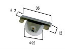 【メール便可】純正網戸用取替戸車 新日軽 差込タイプ66 2個入 SN-2 A8LC66 4560172790605