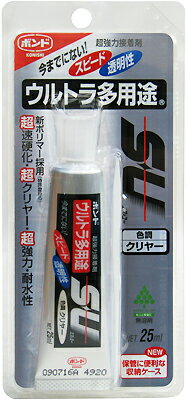 コニシ【ボンド】　ウルトラ多用途SU　超強力接着剤　25ml　#04592　クリヤー