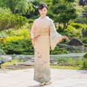 【レンタル】高級正絹 訪問着 フルセットレンタル 訪問着 薄い黄色 桃花色 浅緑 桜と椿 レンタル(HO-MA603)結婚式 列席衣装 訪問着 レンタル 入学式 卒業式 お茶会 パーティー 叔母 親戚 叙勲 式典着物