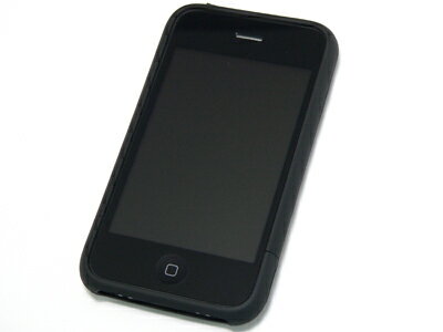 iPhone 3G用ラバーコーティングケース（ブラック）[BI-IP3RCASE/BK]
