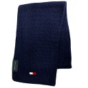 トミーヒルフィガー TOMMY HILFIGER マフラー メンズ レディース H8C83203 411 ネイビー