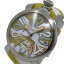 【送料無料】ガガミラノ GaGaMILANO マヌアーレ 手巻き メンズ 腕時計 5010-17S-SS ブラウン