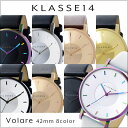 【3年保証】【海外正規】クラスフォーティーン KLASSE14 ヴォラーレ Volare 42mm レザーベルト クオーツ メンズ レディース 時計VO14BK001M VO14BK002M VO14GD001M VO14RG002M VO14SR001M VO15TI001M VO16TI003M VO14RG001M