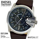 ディーゼル DIESEL パックマン PACKMAN 腕時計 DZ1206 メンズ Mens 革ベルト ウォッチ 時計 うでどけい ダークグレー×ダークブラウン