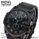 ディーゼル DIESEL クロノグラフ 腕時計 DZ4180 メンズ Mens ウォッチ 時計 うでどけい ブラック