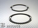 【BRIGHTZ インプレッサXV GH ブラックメッキサイドマーカーリング】【 SID-RIN-013 】