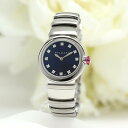 ブルガリ ルチェア LU28C3SS/12 28mm 12Pダイヤ サファイヤブルー BVLGARI 新品レディース 腕時計 送料無料