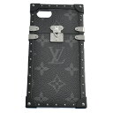 LOUIS VUITTON(ルイヴィトン)iPhone7ケース アイトランク メンズ モノグラム・エクリプス アイフォン ブラック M64404【新古品/中古】【程度N】【カラーブラック】【取扱店舗渋谷】