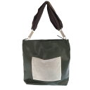 Rick Owens(リックオウエンス)18AW Sisyphus Megamail Bag シーシュポス メガメール バッグ ヌートリアファー メッセンジャーバッグ トートバッグ カーキ【中古】【程度B】【カラーグリーン】【オンライン限定商品】