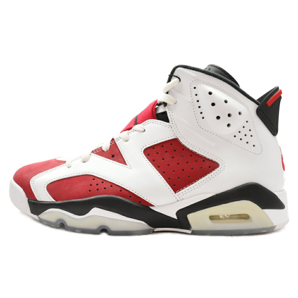 NIKE(ナイキ) サイズ___27.5cm AIR JORDAN 6 RETRO CARMINE エアジョーダン6レトロ <strong>カーマイン</strong> ハイカットスニーカー US9.5/27.5cm ホワイト/レッド【新古品/中古】【程度S】【カラーホワイト】【取扱店舗BRING THRIFT CLOSET】