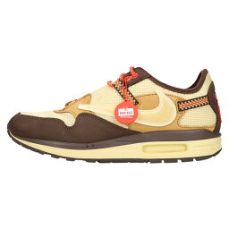 NIKE(ナイキ) サイズ___28.0cm TRAVIS SCOTT AIR MAX 1 CACT.US Brown DO9392-200 トラヴィススコット <strong>エアマックス1</strong> カクタスブラウン ローカットスニーカー US10/28.0cm ブラウン【中古】【程度A】【カラーブラウン】【取扱店舗BRING梅田茶屋町店】