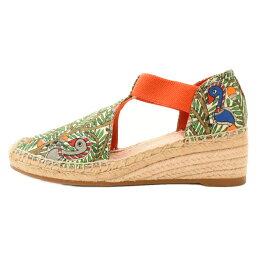 TORY BURCH(トリー バーチ) サイズ___26.5cm Catalina 3 50mm Espadrilles カタリーナ 総柄 サンダル ローカットシューズ US8.5/26.5cm マルチカラー【中古】【程度B】【カラーマルチカラー】【オンライン限定商品】