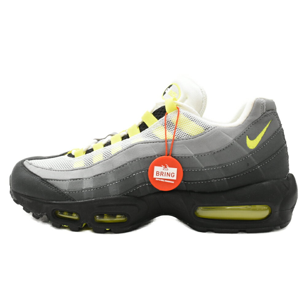 NIKE(ナイキ) サイズ___27.5cm AIR MAX 95 OG NEON YELLOW CT1689‐001 <strong>エアマックス95</strong> ローカットスニーカー US9.5/27.5cm グレー/<strong>イエロー</strong>【中古】【程度A】【カラーグレー】【取扱店舗BRING KICKS】