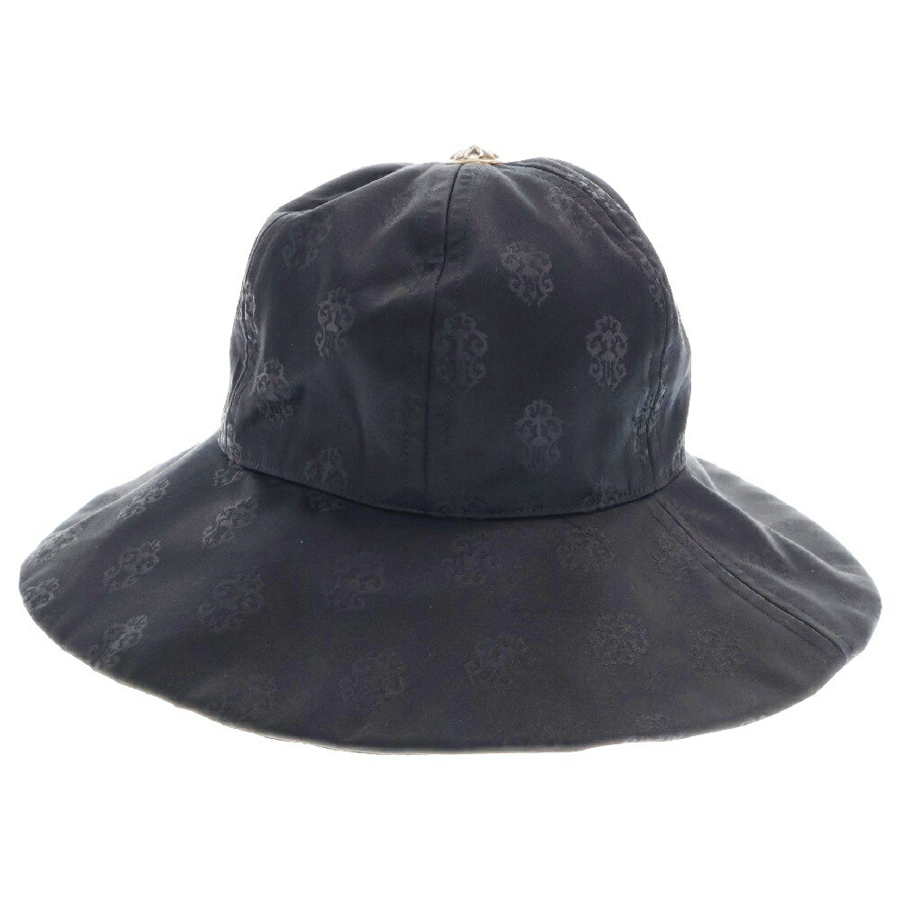 CHROME HEARTS(クロムハーツ) サイズ:M SILK HAT CROSS BALL クロスボールダガーシルクバケットハット ブラック【新古品/中古】【程度S】【カラーブラック】【取扱店舗OneStyle名古屋パルコ店】