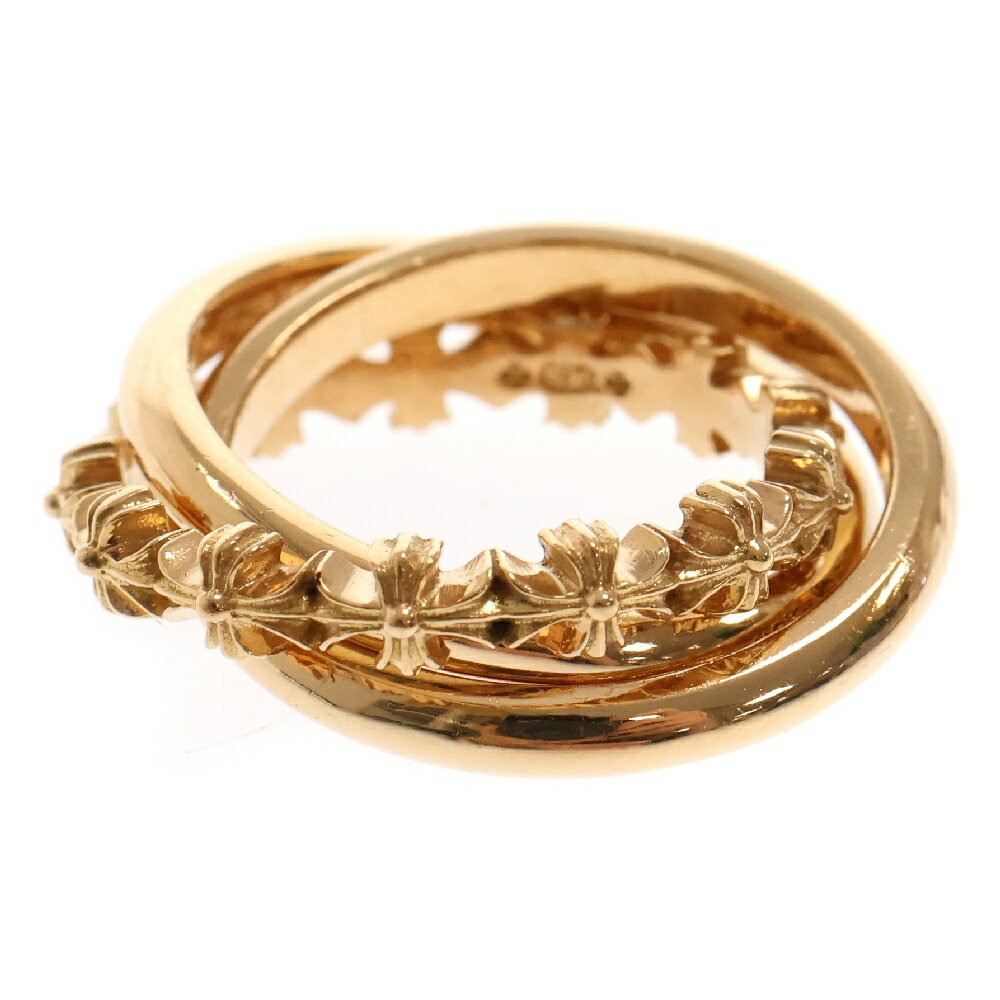 CHROME HEARTS(クロムハーツ) サイズ:9号 22K TINY E CH PLUS BAND TRPL タイニーE CHプラス トリプルバンドリング ゴールド【新古品/中古】【程度S】【カラーゴールド】【取扱店舗OneStyle原宿店】