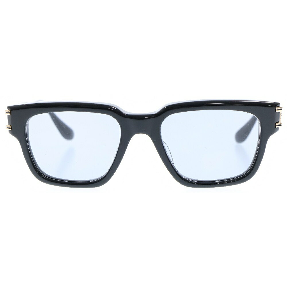 CHROME HEARTS(クロムハーツ) サイズ:53□20-150 BULGE サイドフローラルアフターPAVEダイヤ眼鏡 ブラック/ゴールド/クリア【中古】【程度A】【カラーブラック】【取扱店舗OneStyle新宿店】