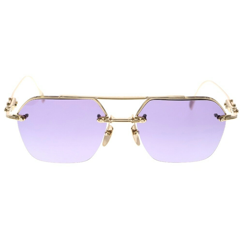 CHROME HEARTS(クロムハーツ) サイズ:58□18ー147 FLUID フィリグリーモチーフダブルブリッジサングラス 眼鏡 アイウェア ゴールド【中古】【程度A】【カラーゴールド】【取扱店舗渋谷】