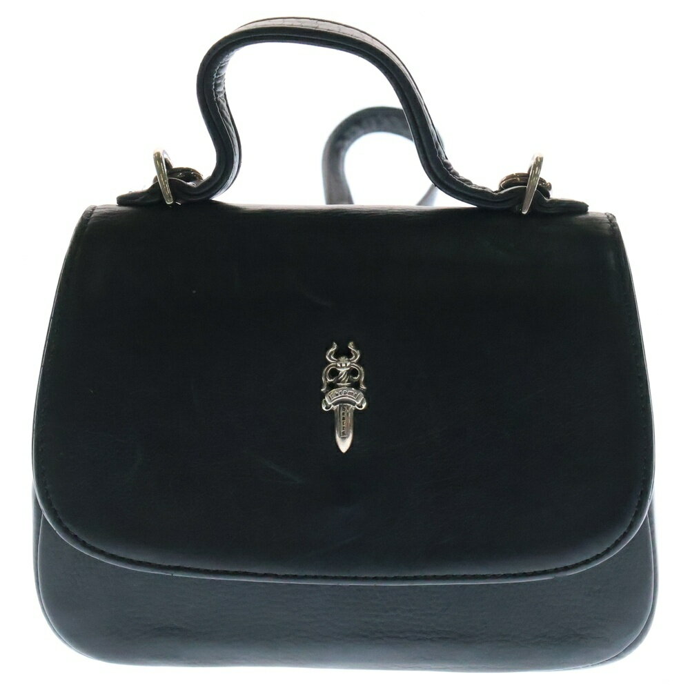 CHROME HEARTS(クロムハーツ) TEENER ダガー 2WAY ミニハンド ショルダーバッグ ブラック【中古】【程度B】【カラーブラック】【取扱店舗OneStyle原宿店】