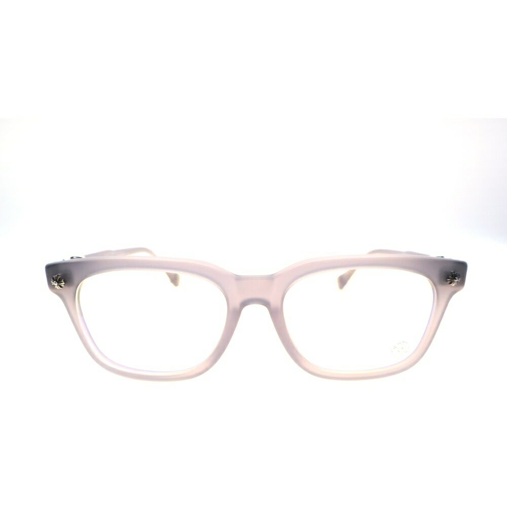 CHROME HEARTS(クロムハーツ) サイズ:52□19ー15 COX UCKER ウェリントンフレーム クリアレンズ メガネ 眼鏡 アイウェア グレー【中古】【程度B】【カラーグレー】【取扱店舗OneStyle新宿店】