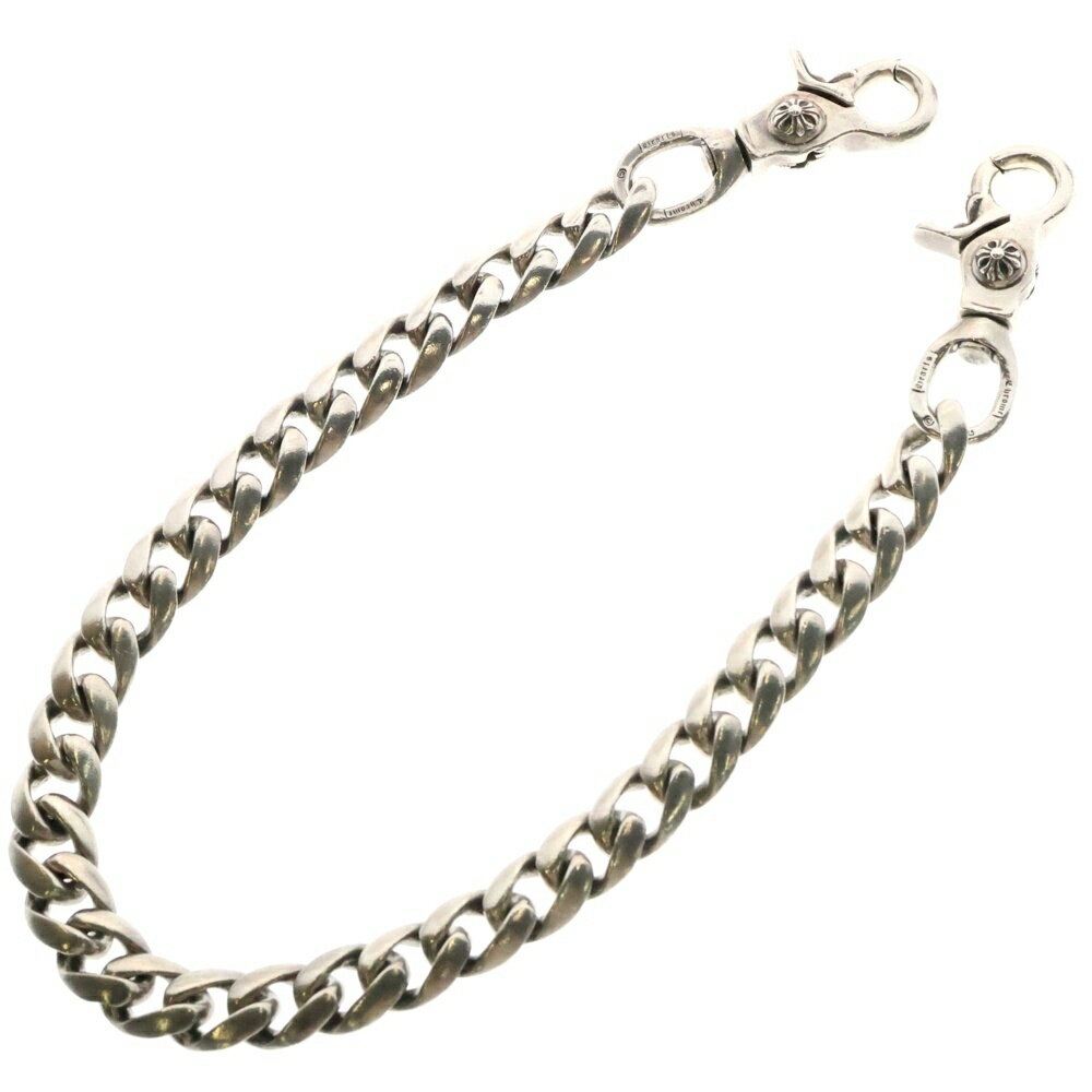 CHROME HEARTS(クロムハーツ) サイズ: CLASSIC LONG-T/2クリップロングクラシック ウォレットチェーン シルバー BCA066【中古】【程度B】【カラーブラック】【取扱店舗BRING福岡天神店】
