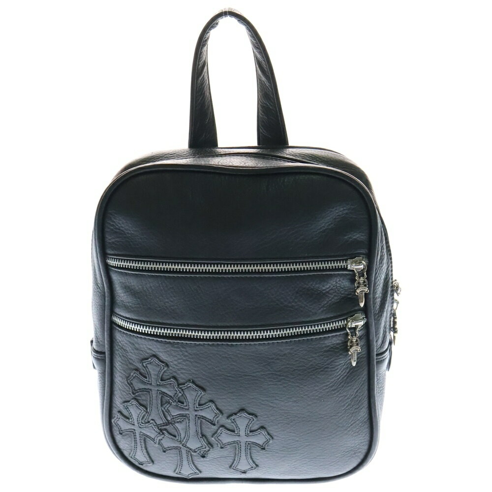 CHROME HEARTS(クロムハーツ) TAKA BACK PACK セメタリークロスパッチバックパック リュック ブラック【中古】【程度B】【カラーブラック】【取扱店舗BRING京都河原町店】