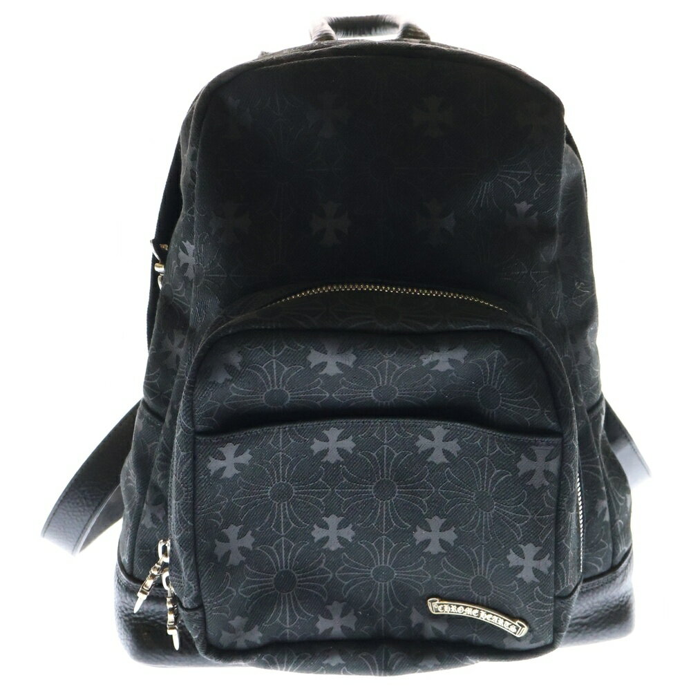 CHROME HEARTS(クロムハーツ) 7TH GRADE MINI CHプラス デニム総柄バックパック ブラック【新古品/中古】【程度S】【カラーブラック】【取扱店舗OneStyle新宿店】