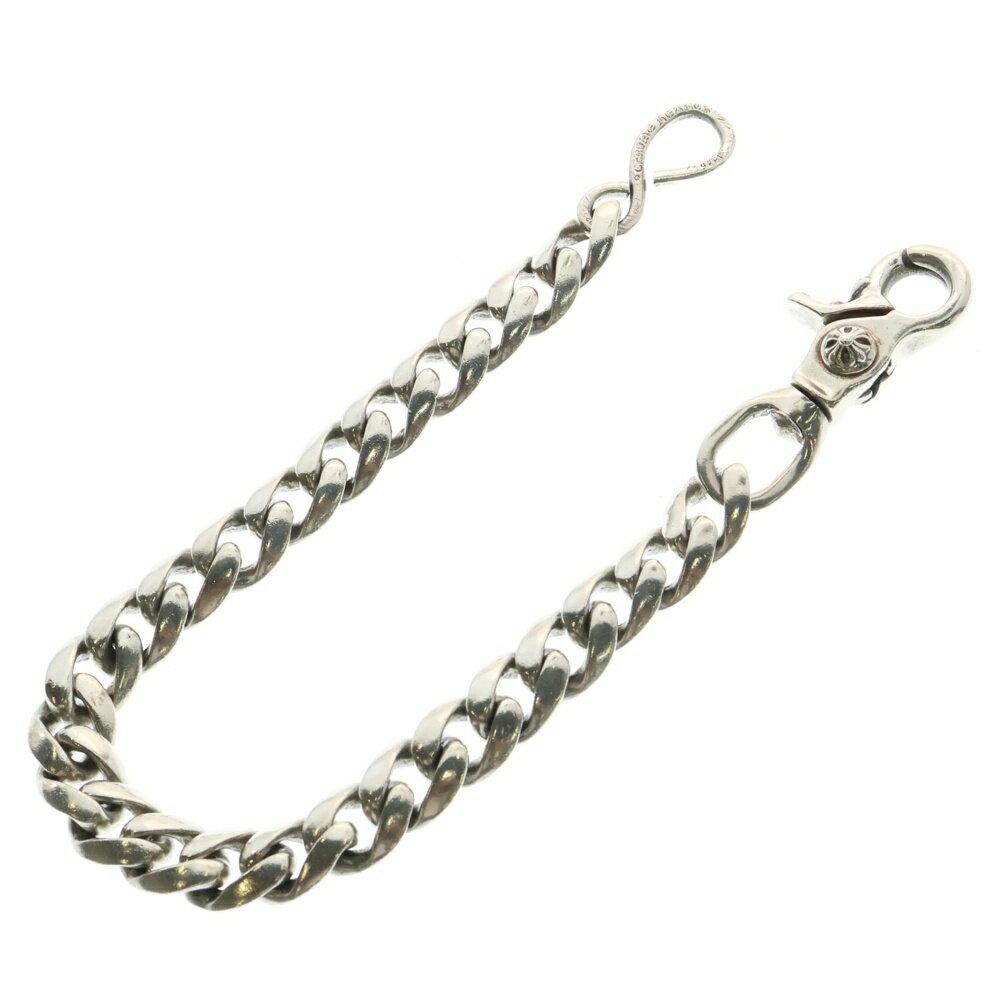 CHROME HEARTS(クロムハーツ) CLASSIC SHORT-S/ 1クリップショートクラシック ウォレットチェーン シルバー BCA067【中古】【程度B】【カラーシルバー】【取扱店舗BRINGアメリカ村店】