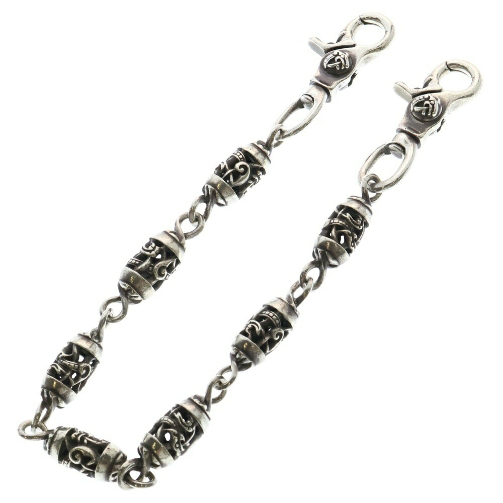 CHROME HEARTS(クロムハーツ) ROLLER C R SHORT-S 2クリップ ショート ケルティックローラー ウォレットチェーン シルバー【中古】【程度B】【カラーシルバー】【取扱店舗BRING梅田茶屋町店】