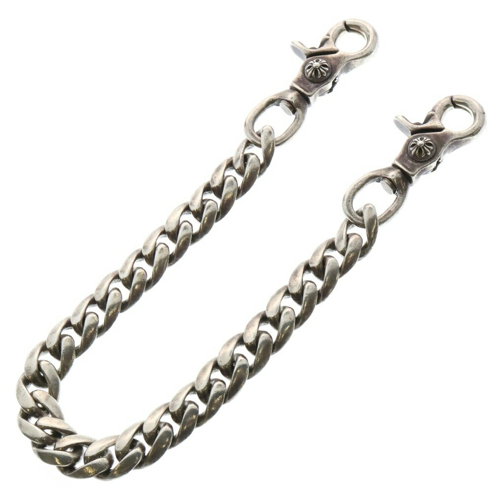 CHROME HEARTS(クロムハーツ) CLASSIC SHORT-T/ 2クリップショートクラシック ウォレットチェーン シルバー BCA068【中古】【程度B】【カラーシルバー】【取扱店舗OneStyle原宿店】